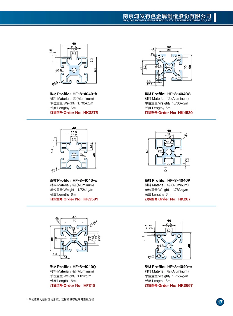 4040重型鋁型材